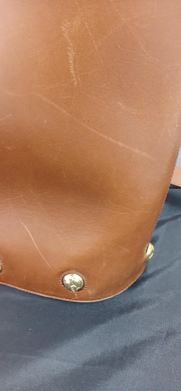 Salvatore Ferragamo Shoulder Bag Brown 10.6 inch