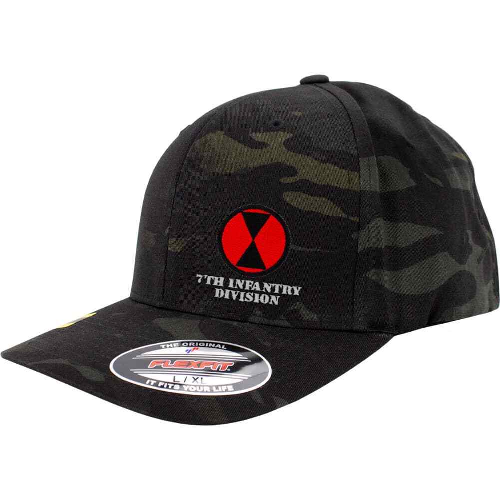 Army 7th Infantry Division Full Color Flexfit Hat