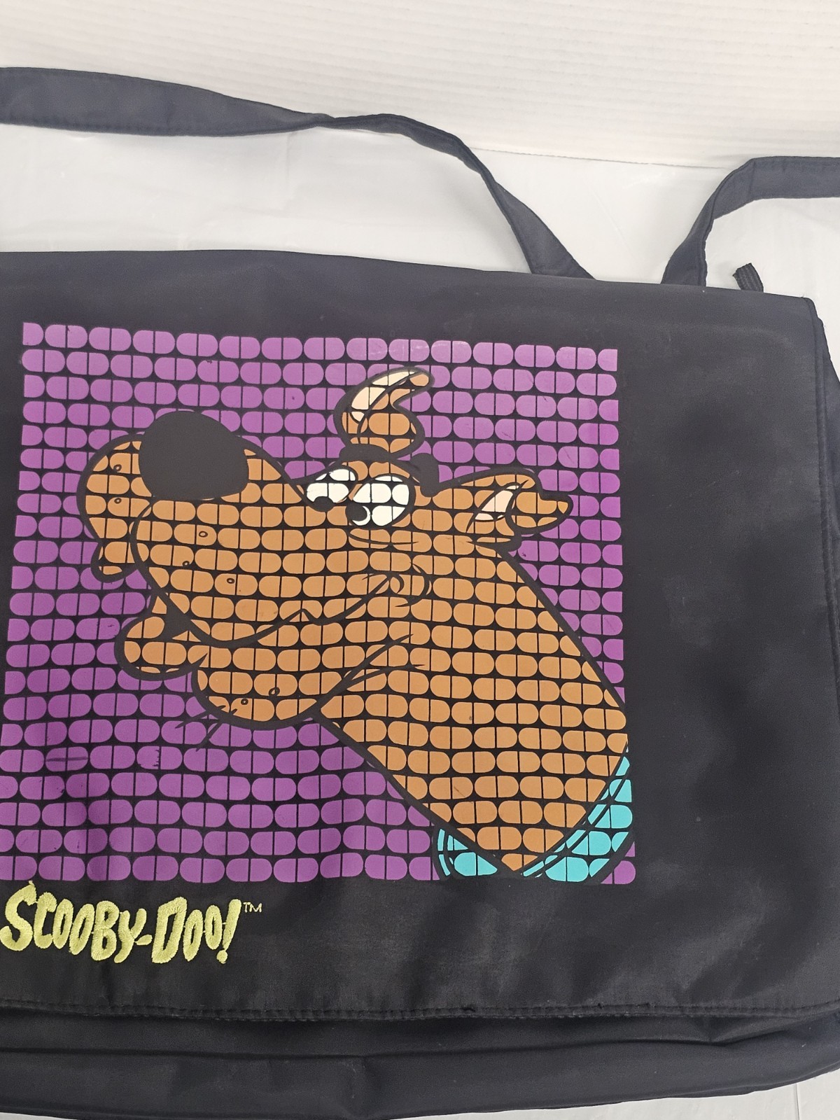 Scooby Doo Messenger Laptop Shoulder Bag Vintage 1999 Cartoon Network
