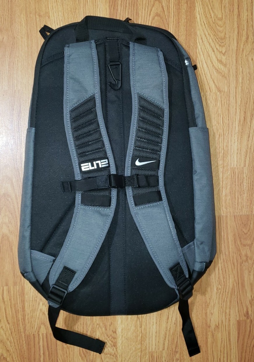 Nike Hoops Elite Pro Backpack – Basketball School Gym BA5554-022 Gray/Silver NEW