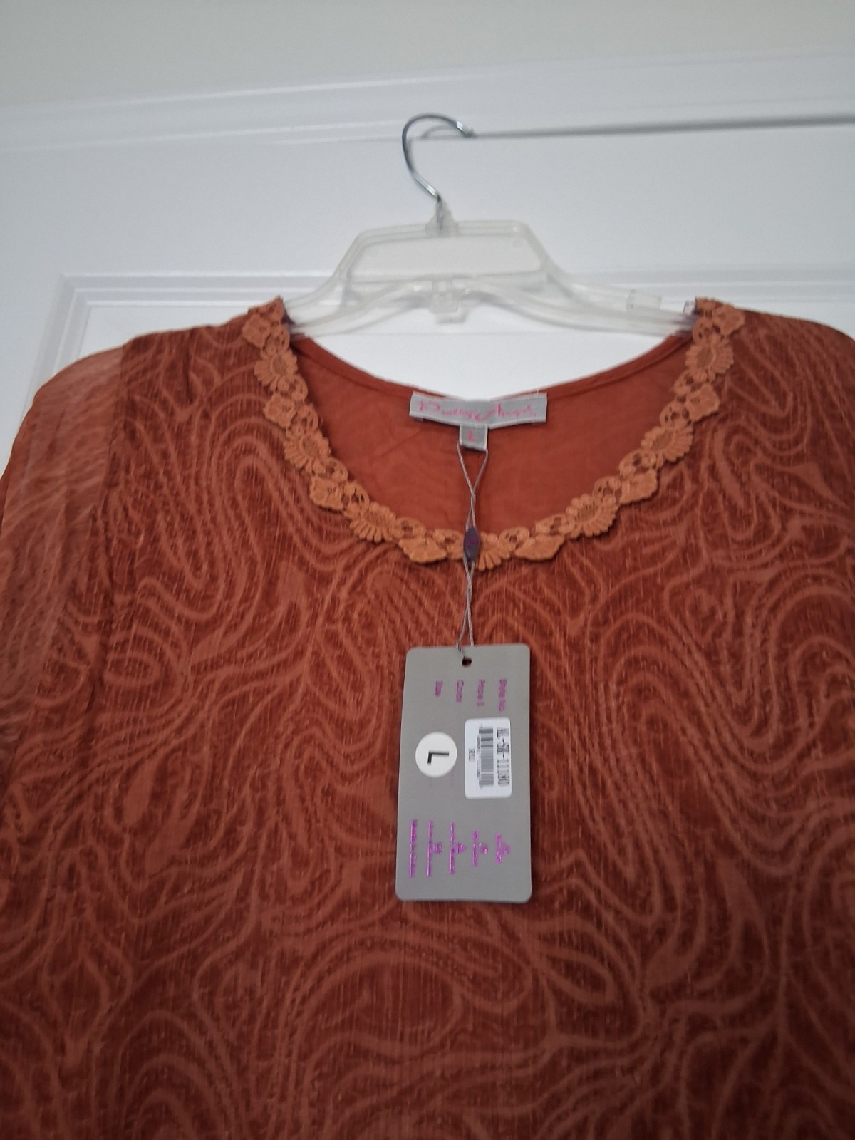 Ladies Blouse Size Large By Pretty Angel Fully Lined Free Flowing Stylish