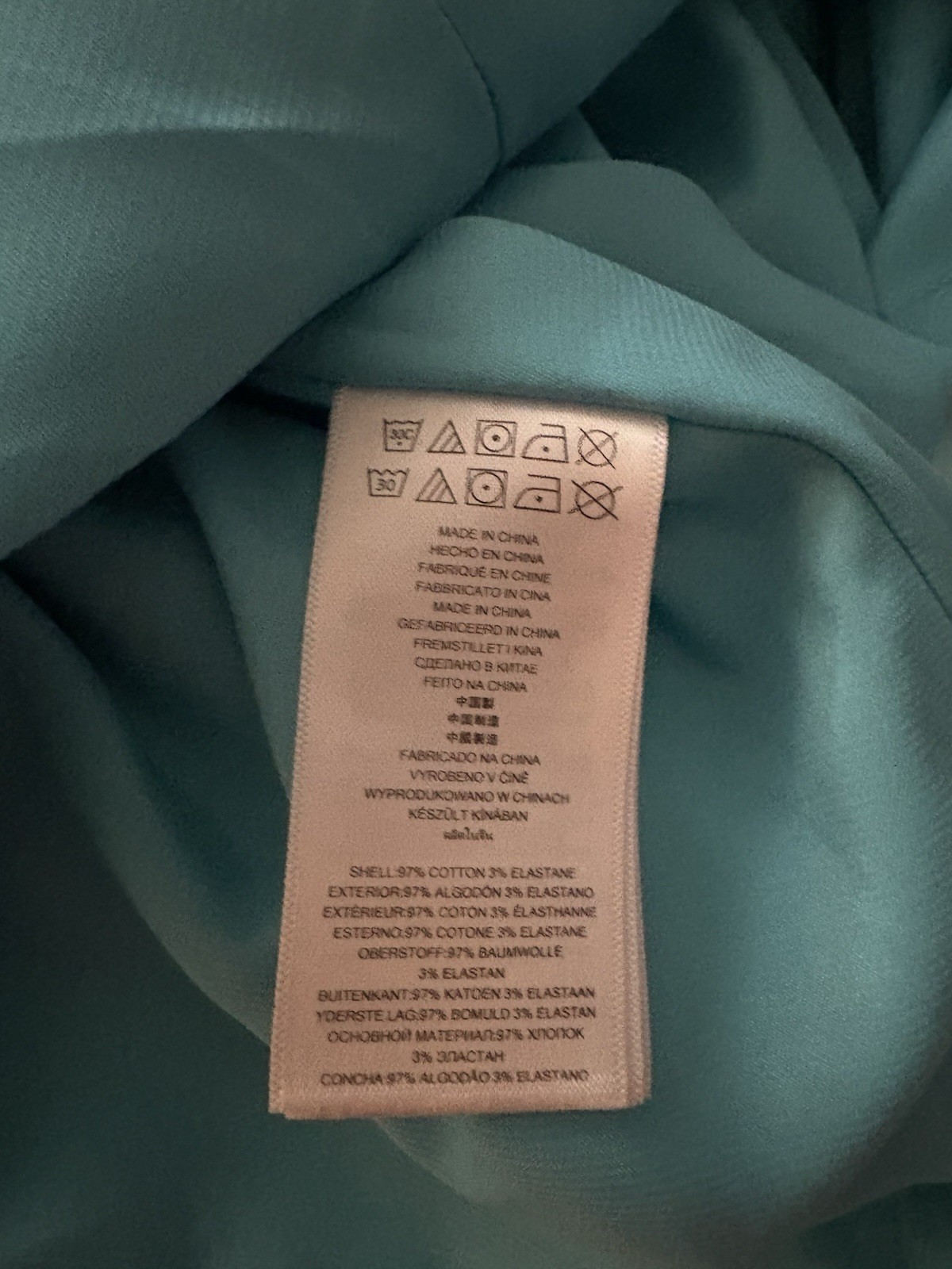 Michael Kors Turquoise And White Dress