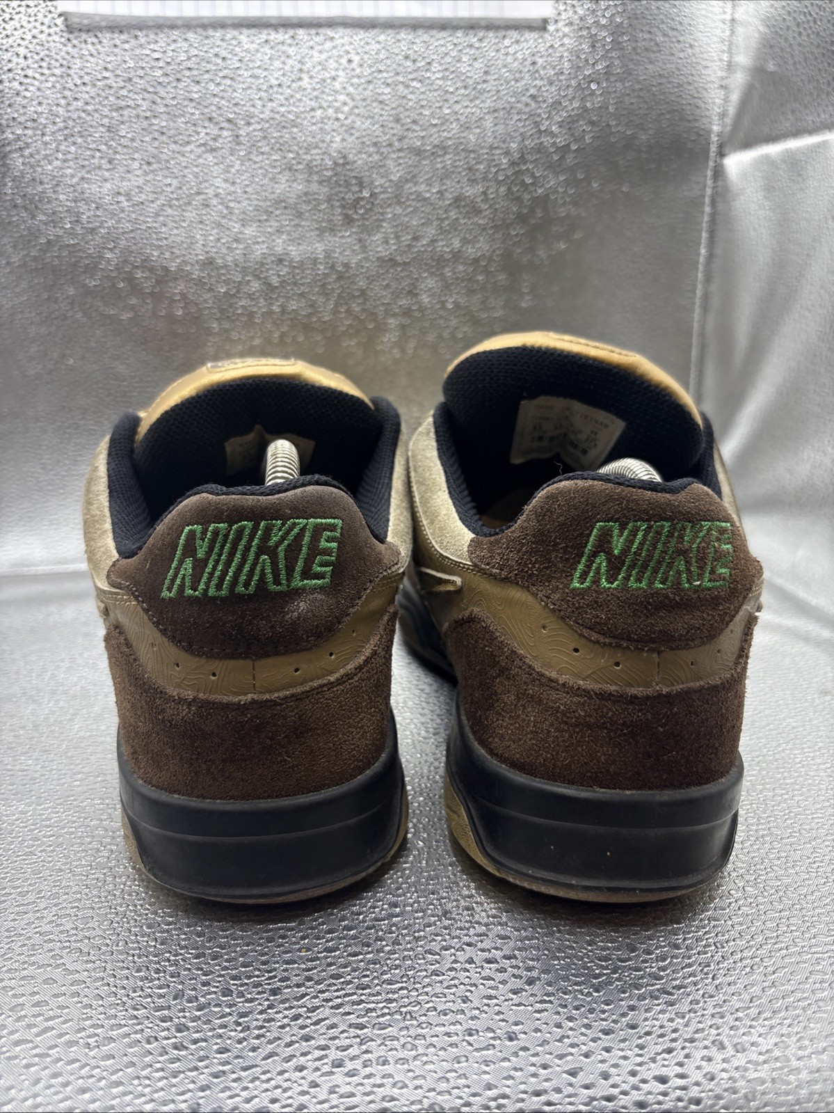 Nike SB SZ 9.5 Air Oncore Dunk Low 6.0 RARE 313661-072 Y2K Brown Gold Skate