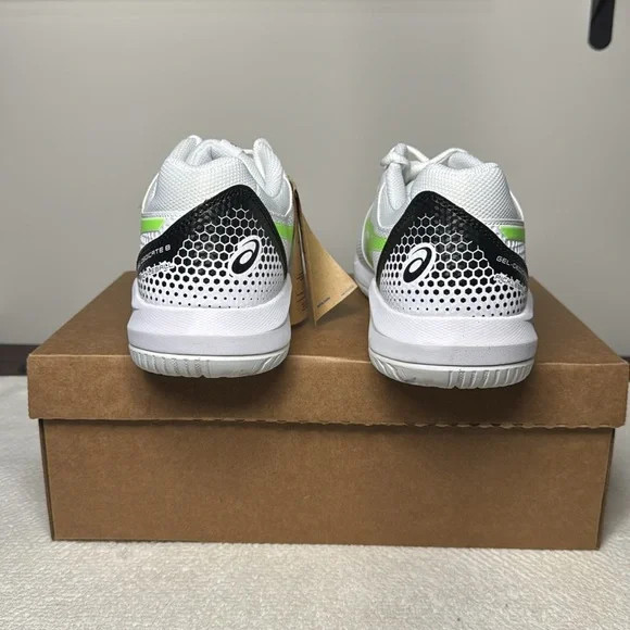 ASICS Gel-Dedicate 8 Pickleball White-Lime Burst Men’s Sneakers 11.5 (New)