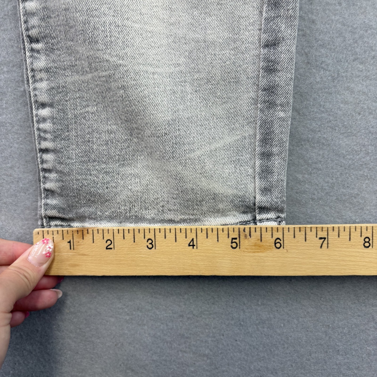 WAIMEA Denim Jeans Mens Size 30 Gray Skinny Fit Distressed Moto NWT