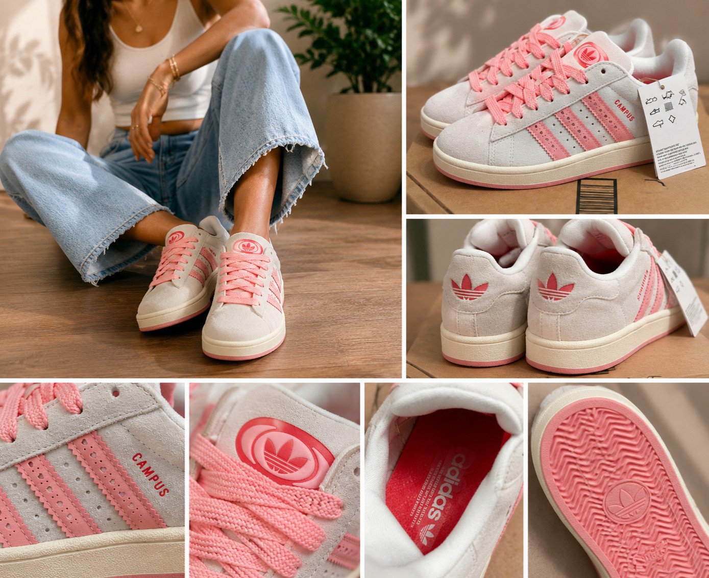 Adidas Originals Campus 00s J Sneakers – Youth US 4 (Women’s US 5.5 Equivalent)