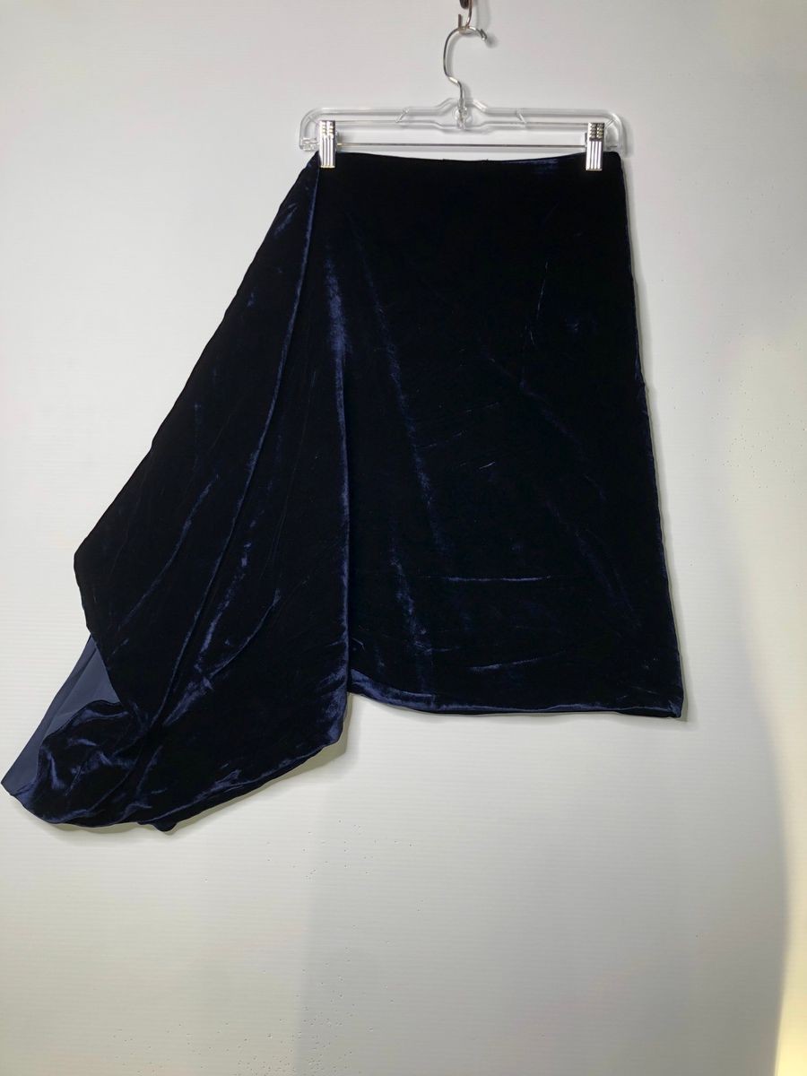 EILEEN FISHER Velvet Poncho Women’s One Size Ink F5VLO-N1579M