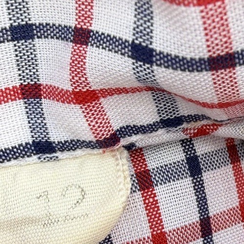 Vintage American Airlines Ms Becky Plaid Uniform Blouse Shirt Size 12 Retro