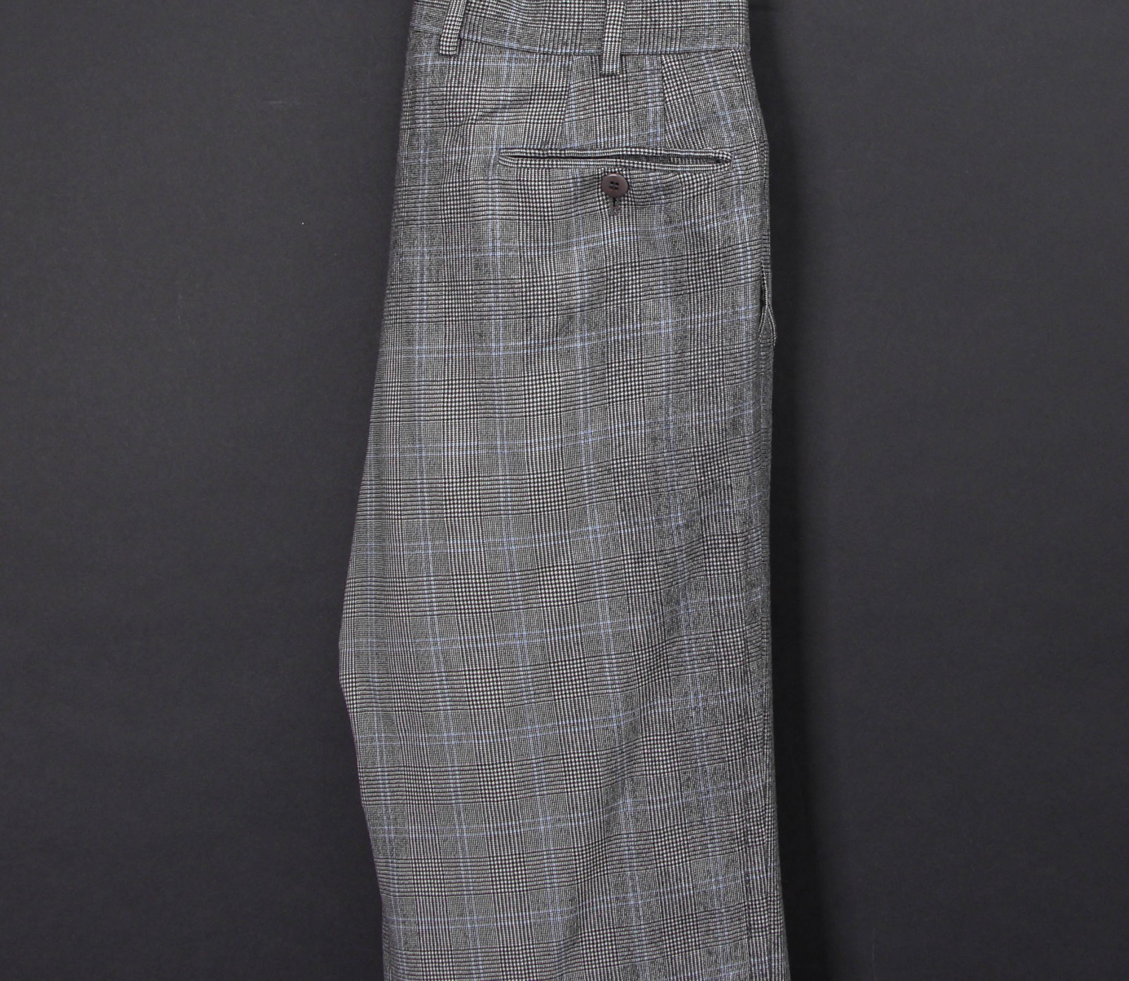 Brioni Wool 2-piece SUIT Gray checkered Celio Blazer Mens 48/50 size luxury