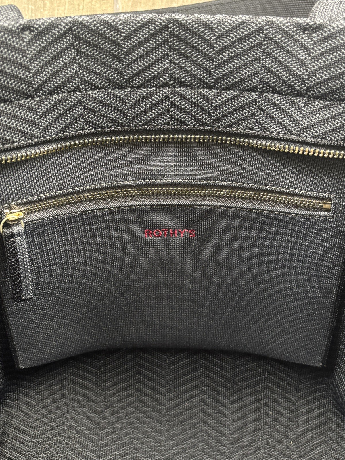 ROTHY’S Essential Large Zip Tote Bag Black – EXCELLENT CONDITION