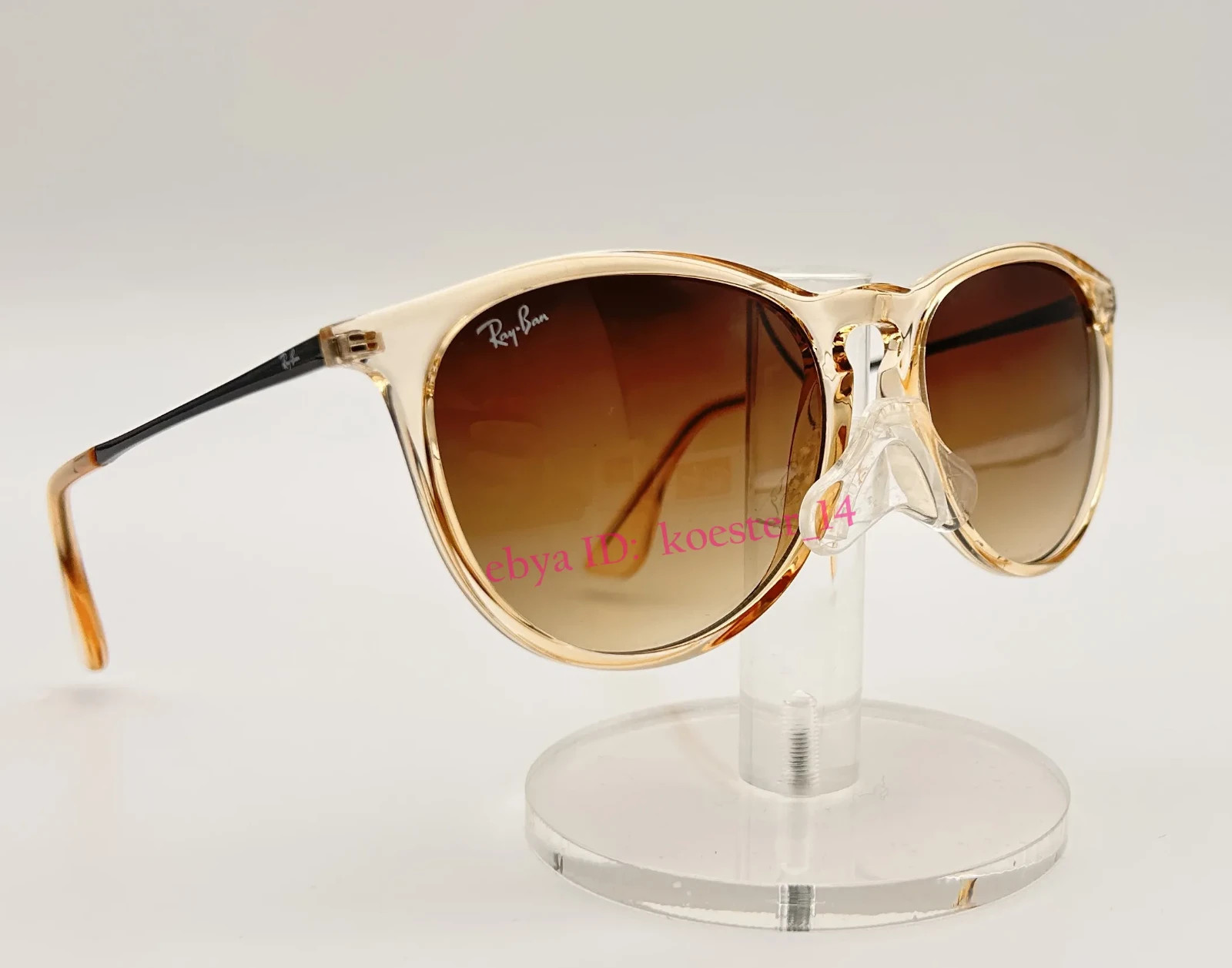 *New* Ray-Ban Erika RB4171 Sunglasses Brown Frame Gradient Lens UV400
