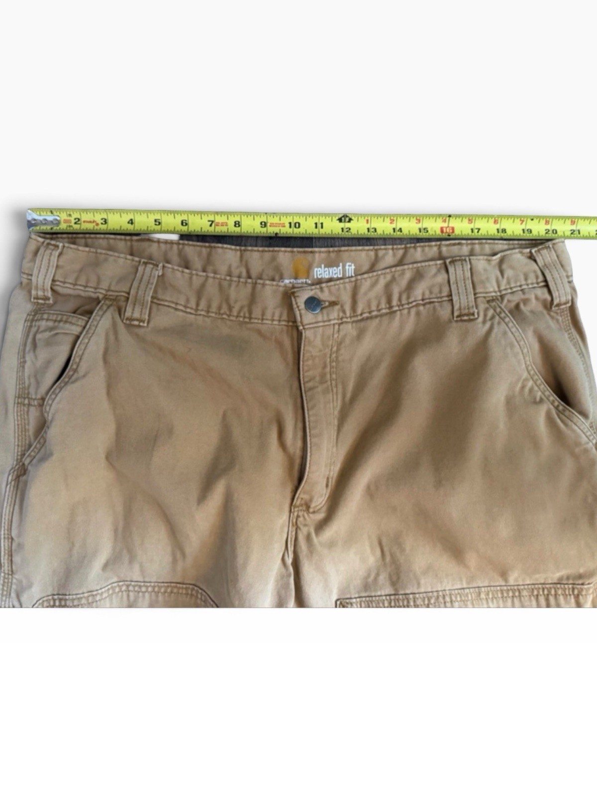 Carhartt 102802 Relaxed Fit Utility Work Pants 42×30 Canvas Stretch Carpenter