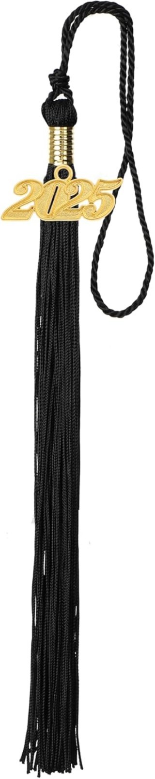 Matte Polyester Graduation Cap and Tassel with Charm – One Size Fits Most