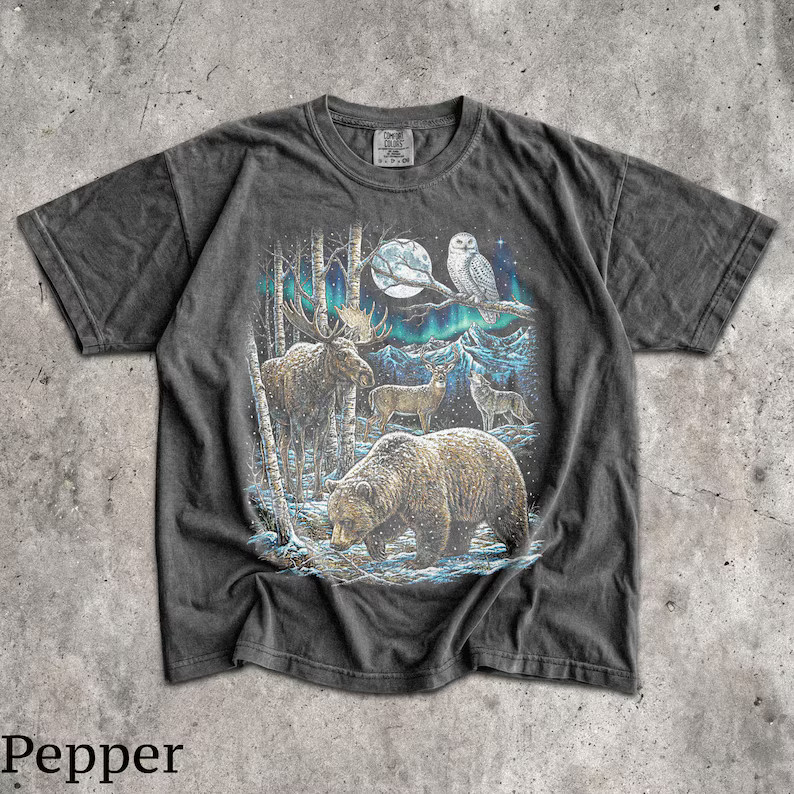 Wildlife Nature Animal Outdoor Men Women Unisex Comfort Tee