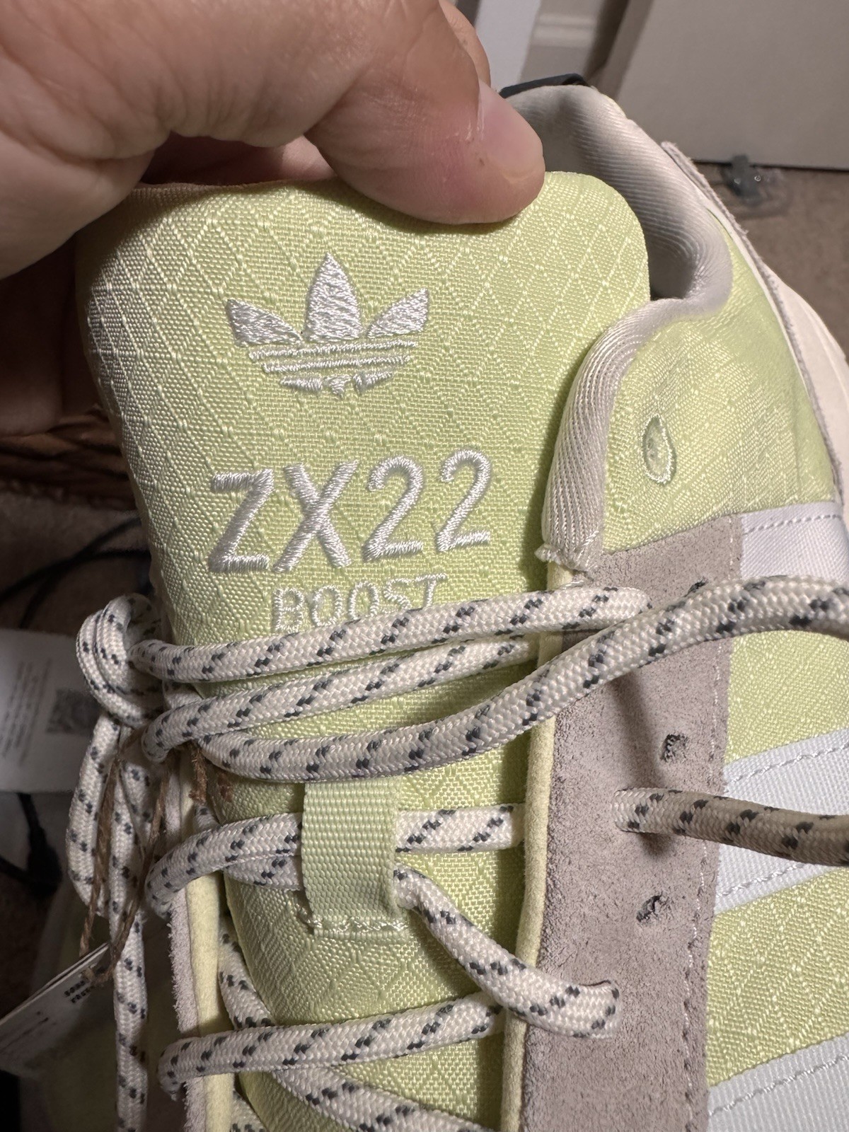 adidas ZX 22 Boost Sand Yellow Tint Men Lace-Up Low Top Sneaker GY5271 men 11