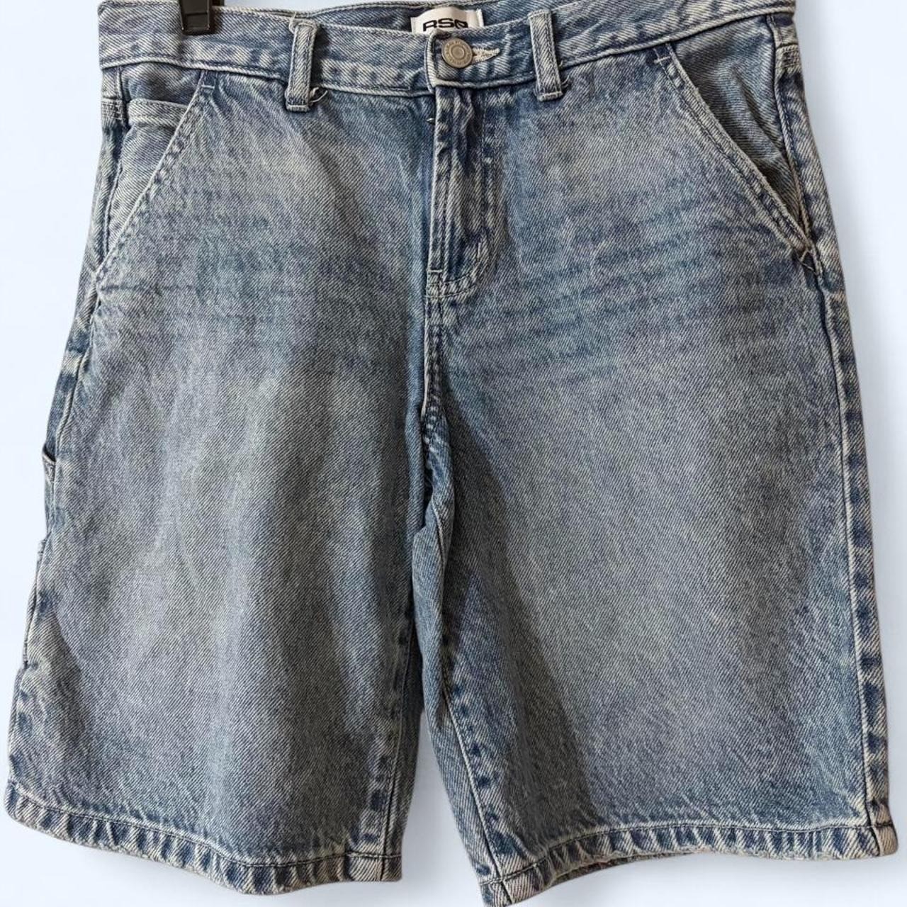 RSQ blue denim y2k jorts size 14