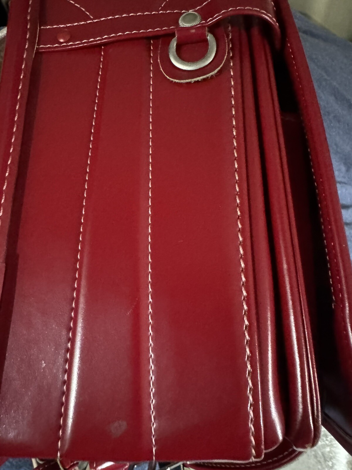 Japanese “Tsuchiya Randoseru” School Bag RED Color Made in Japan brand Used F/S