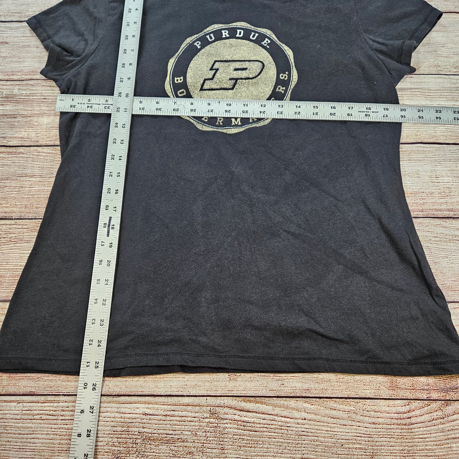 Purdue Boilermakers Collegiate Short Sleeve Champion T-Shirt Women’s Black XL