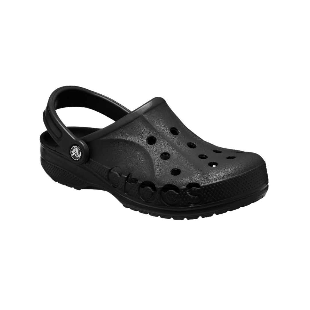 Crocs Baya Triple Black Clogs Slip On Classics Slide Sandals Comfy 10126 001