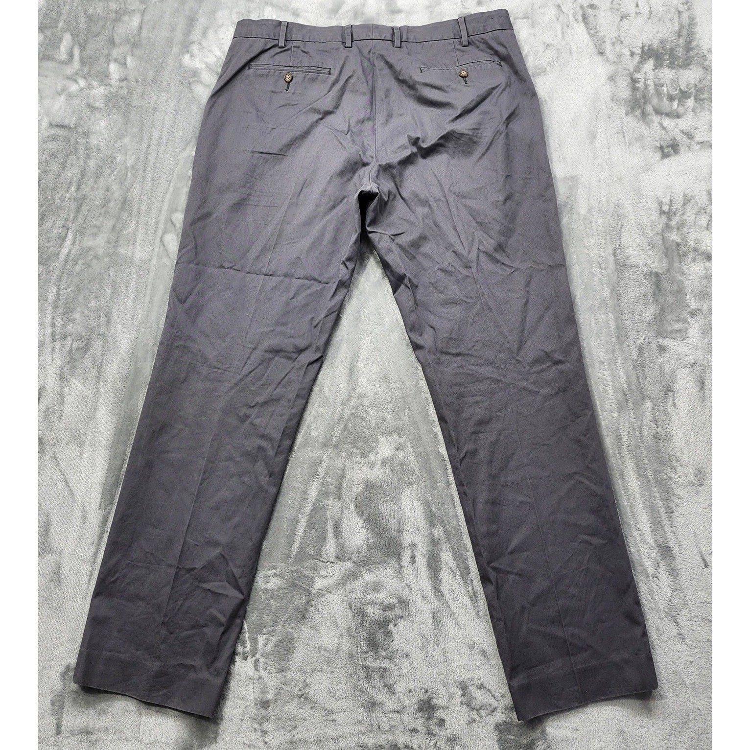 J.Crew Pants Mens 38W Gray Classic Bowery Chino Straight Cotton Preppy Office
