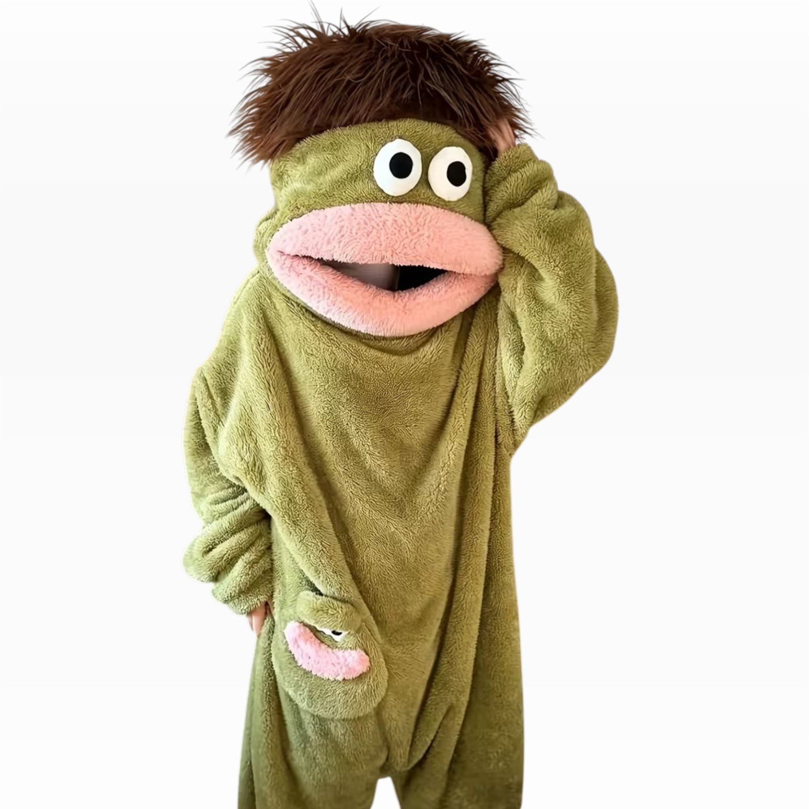 2026 Big Mouth Cartoon Funny Novelty Costume for Adult Unisex Free and Fast Ship