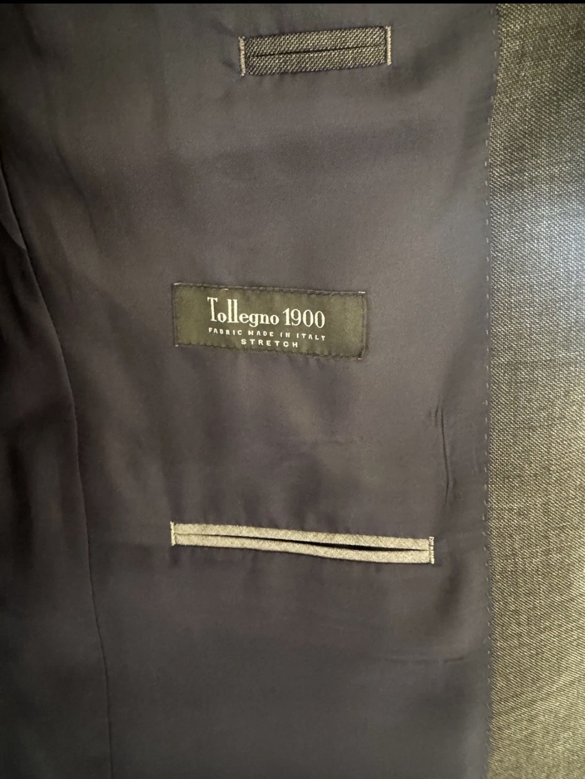 J.CREW Charcoal Italian Stretch Worsted Wool Ludlow Suit Men’s 42R, pants 34×30