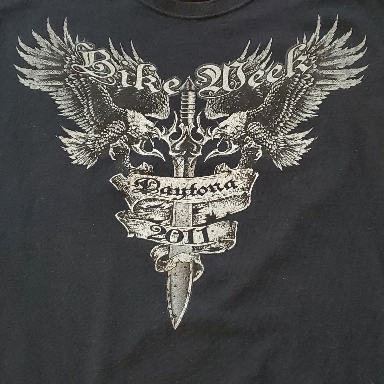 Daytona Beach, Florida Bike Week 2011 Motorcycle Eagle Sword Men’s XL / X-Large