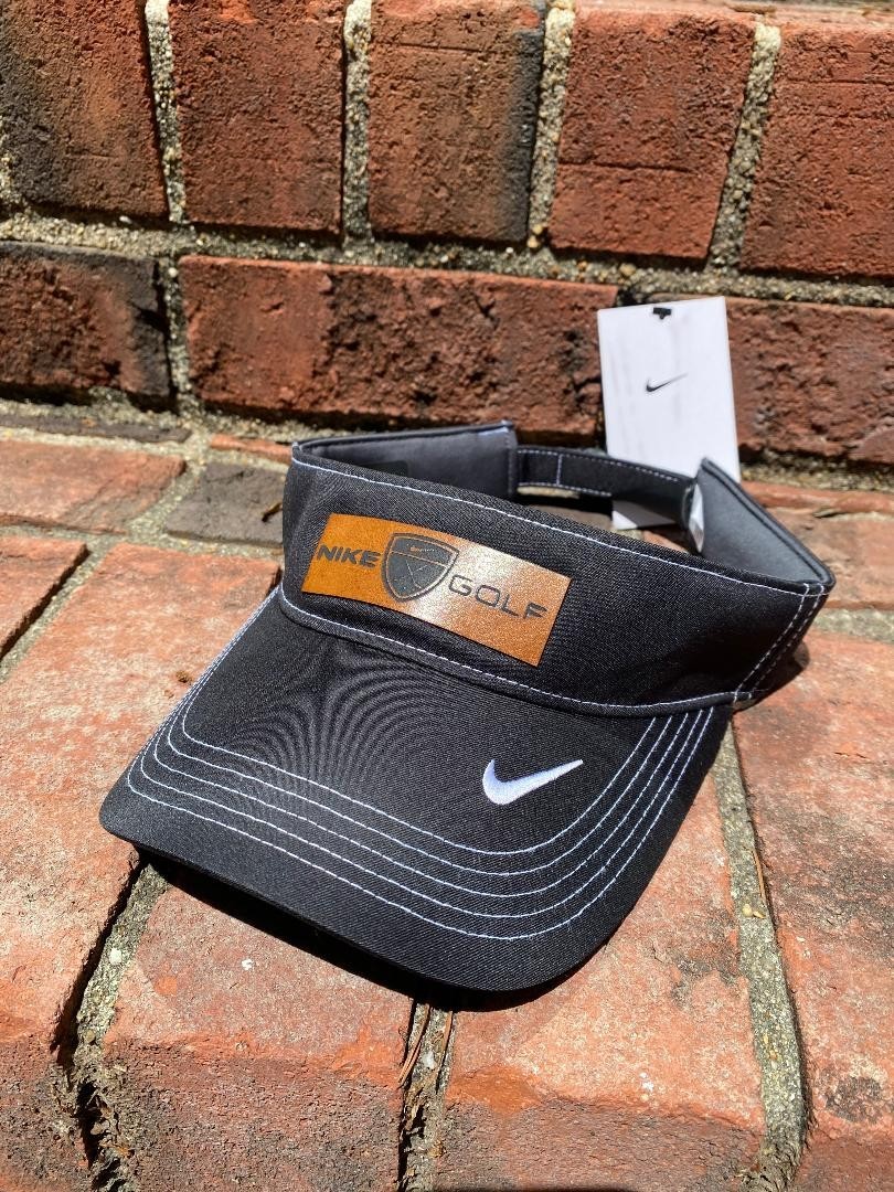 Nike Golf visor leather patch new with tags
