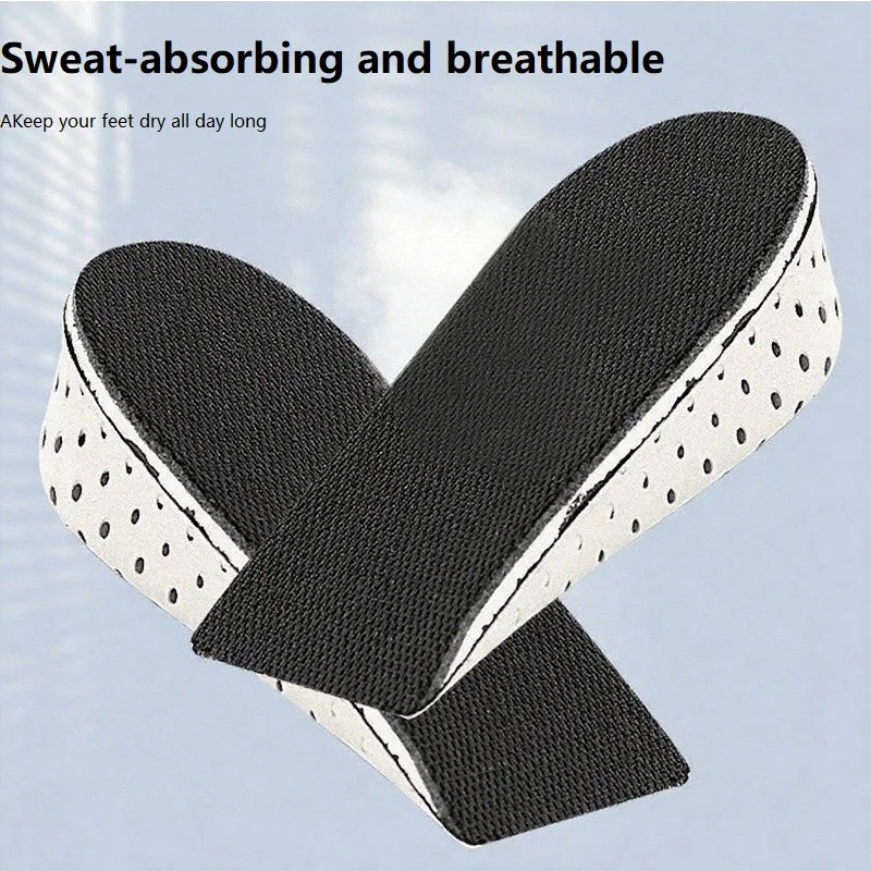 1 Pair 2/3/4CM Breathable Cushion Heighten Shoe Pad Invisible Height Increase In