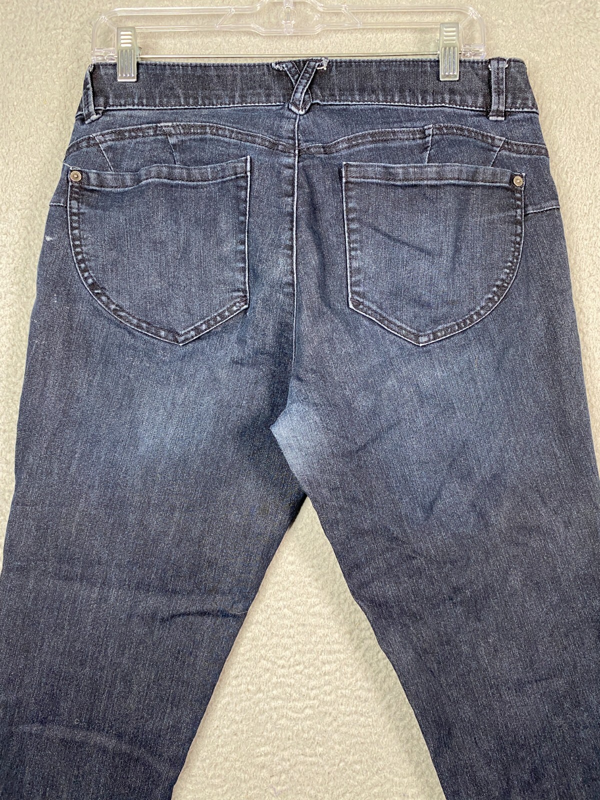 Democracy Ab Technology Jeans Womens 12P Blue Skinny Fit Dark Wash Denim