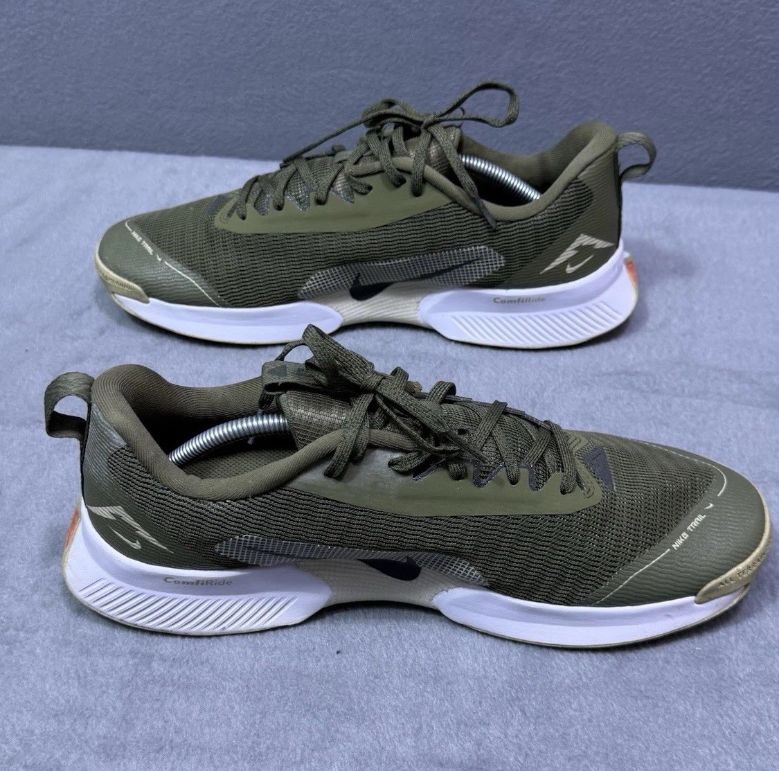 Nike Juniper Trail 3 Running Shoes Mens 12 FQ0904-202 Olive Trail ATC Hiking