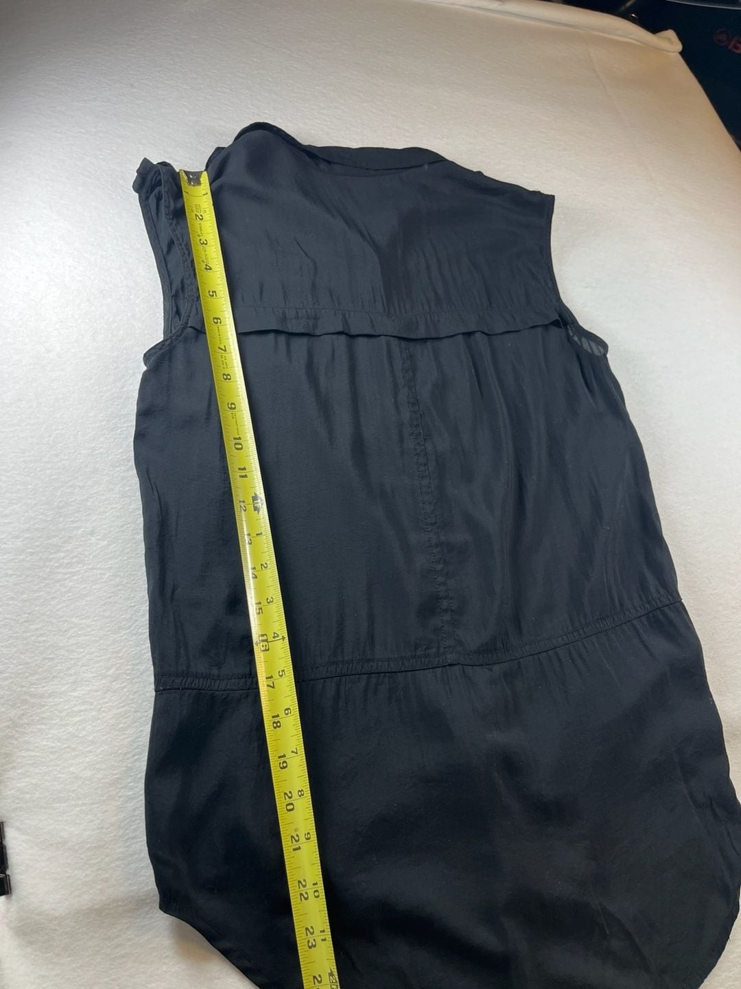 Trouvé Black Sleeveless Button-Down Utility Blouse with Shoulder Epaulets