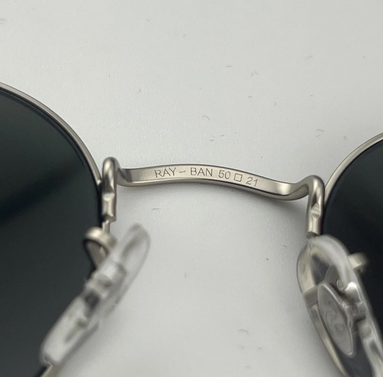 Ray-Ban Round Metal Sunglasses RB3447 019/30 Matte Silver Mirror Glass 50mm
