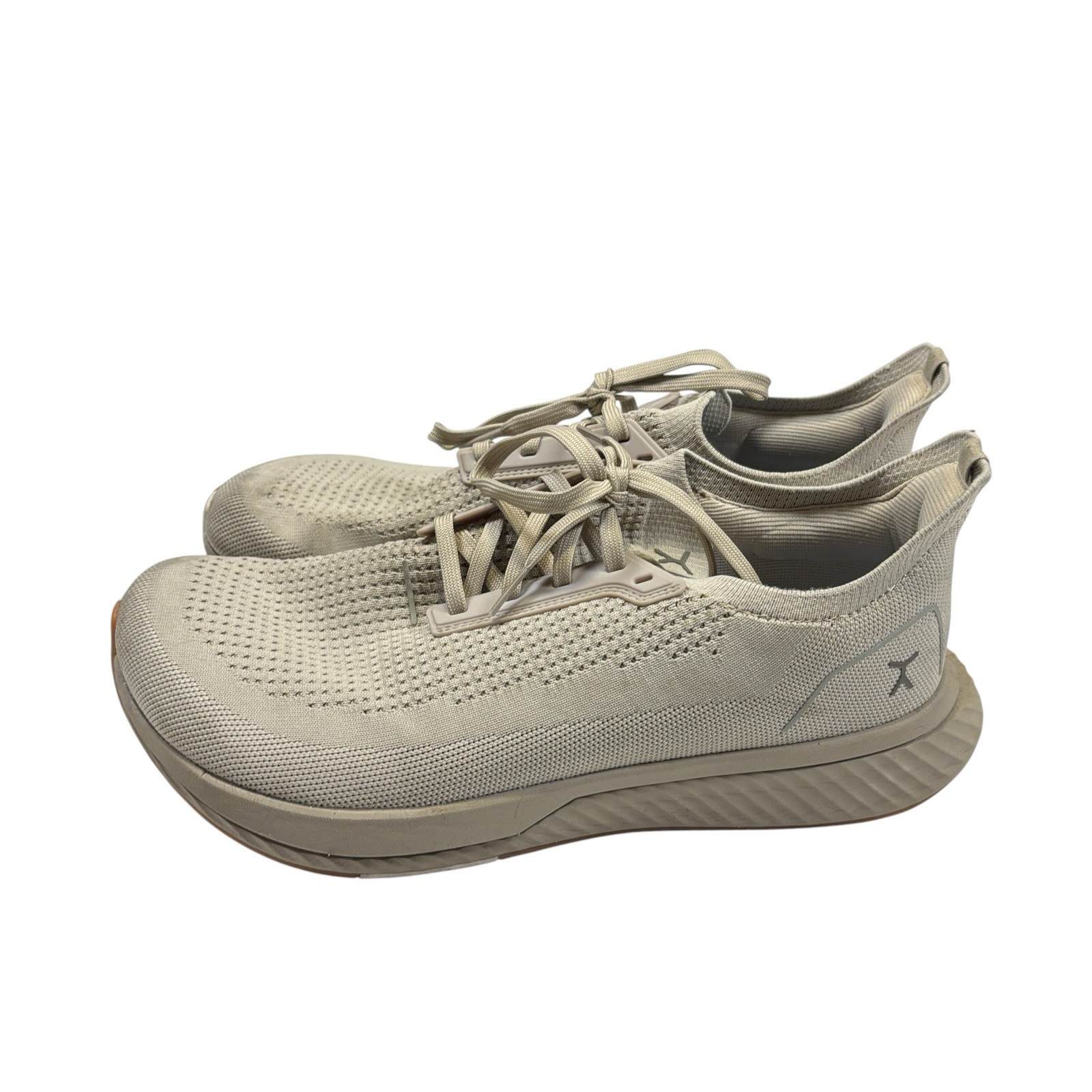 Flux Adapt Runner Men’s Sz 11 Beige Sand Gum Athletic Road Trail Running Shoes