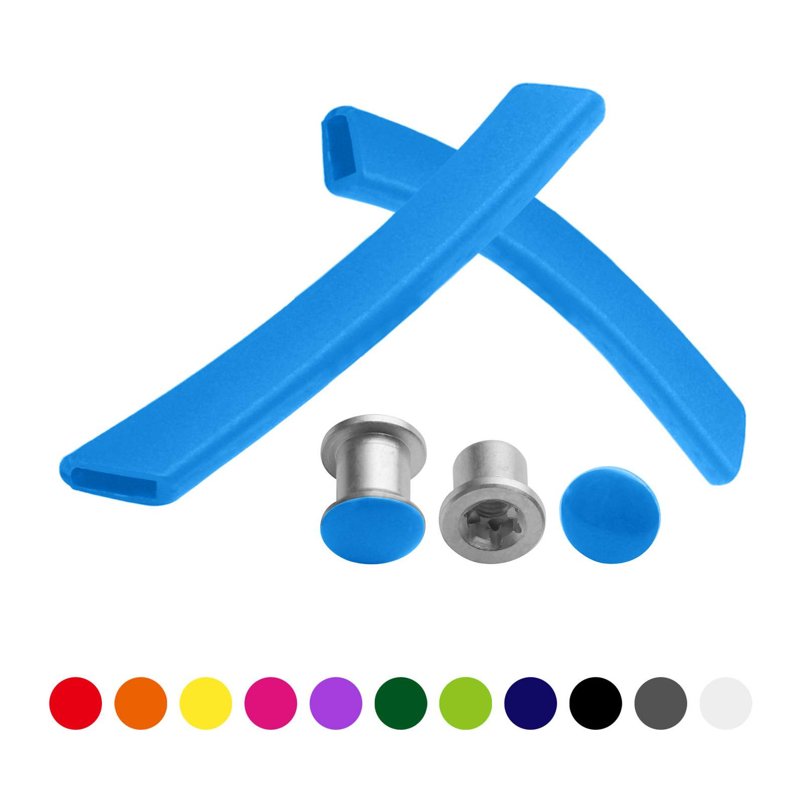 Silicone Replacement Ear Socks & Bolt For-Oakley Split Jacket OO9099 Opt