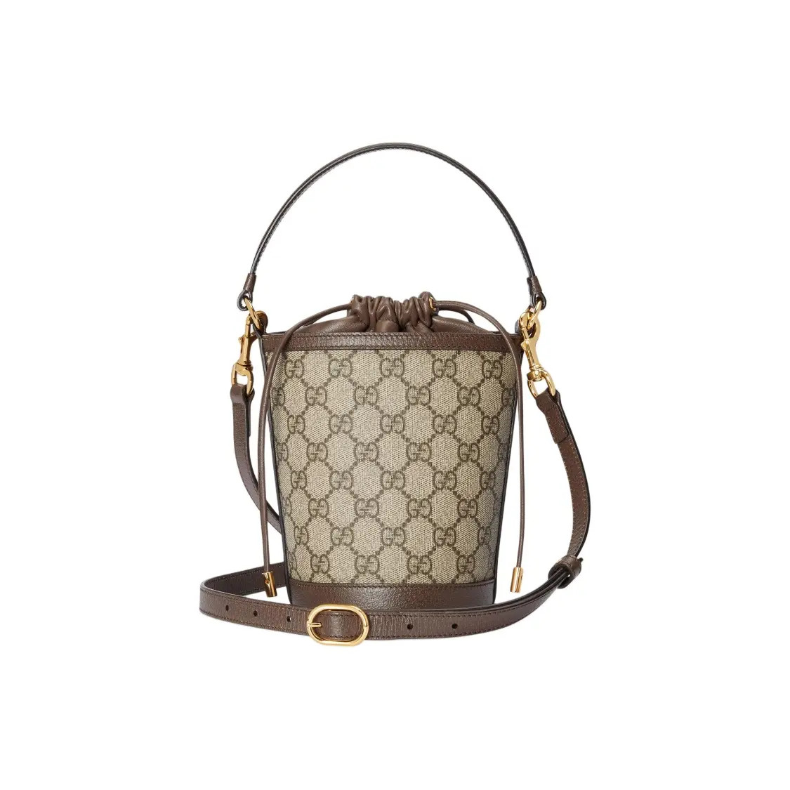 Gucci Ophidia Canvas Bag Bucket Bag Handbag Mini Women’s 4.5x3x7.8 in