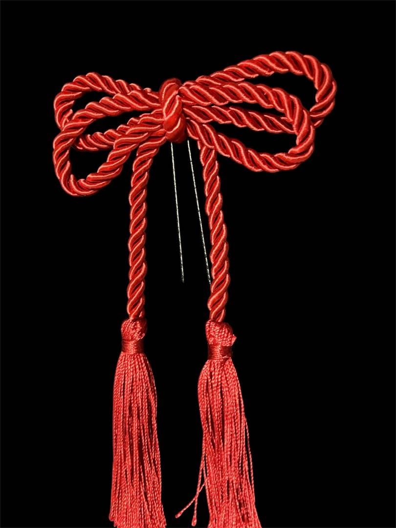 Red Tassel String 75cm, 5mm Thick, Versatile Craft Cord
