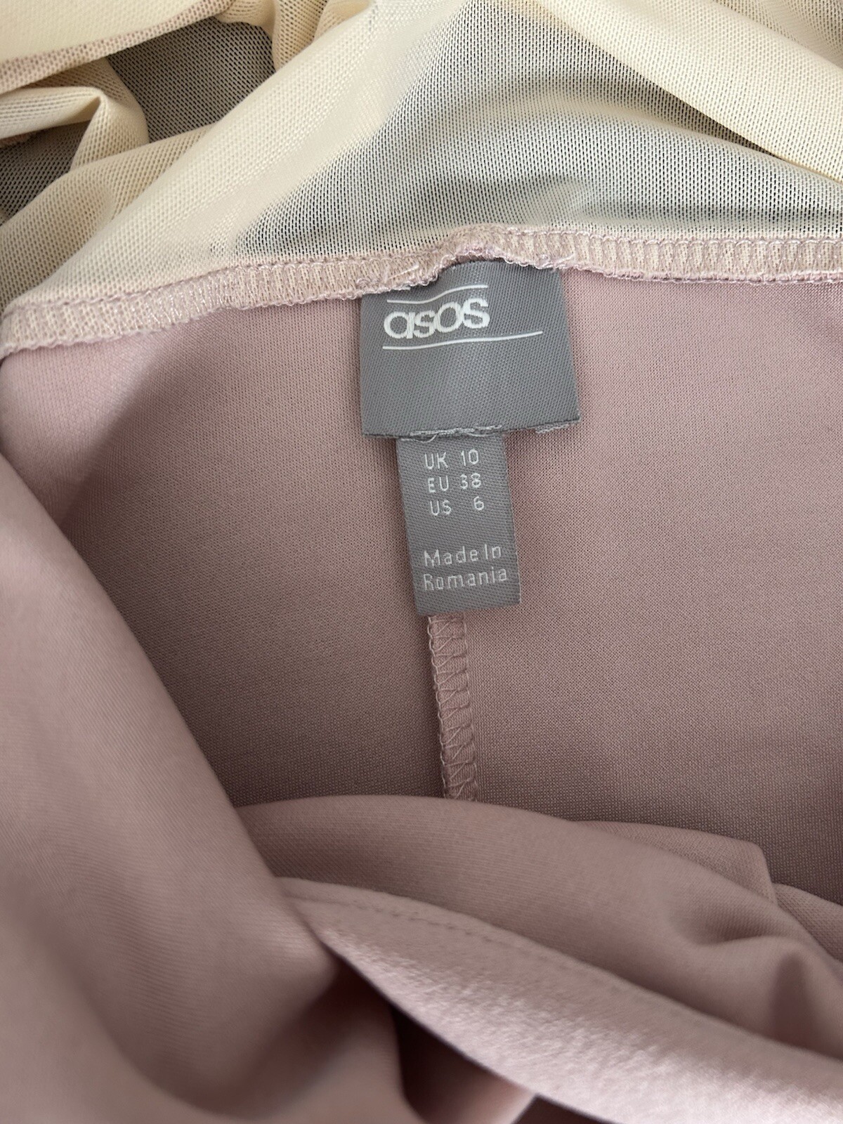 ASOS Pink Wrap Dress Size 6
