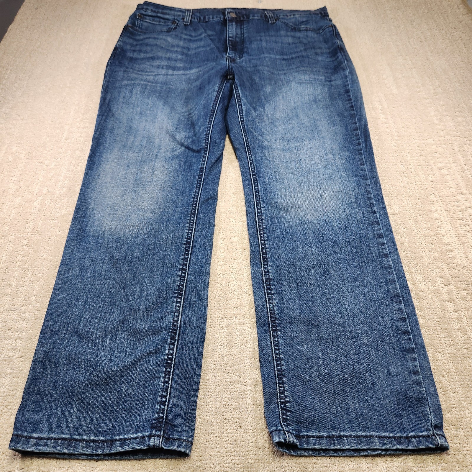 Levis 541 Jeans Men 40×32 Athletic Taper Fit Stretch Denim Workwear Blue