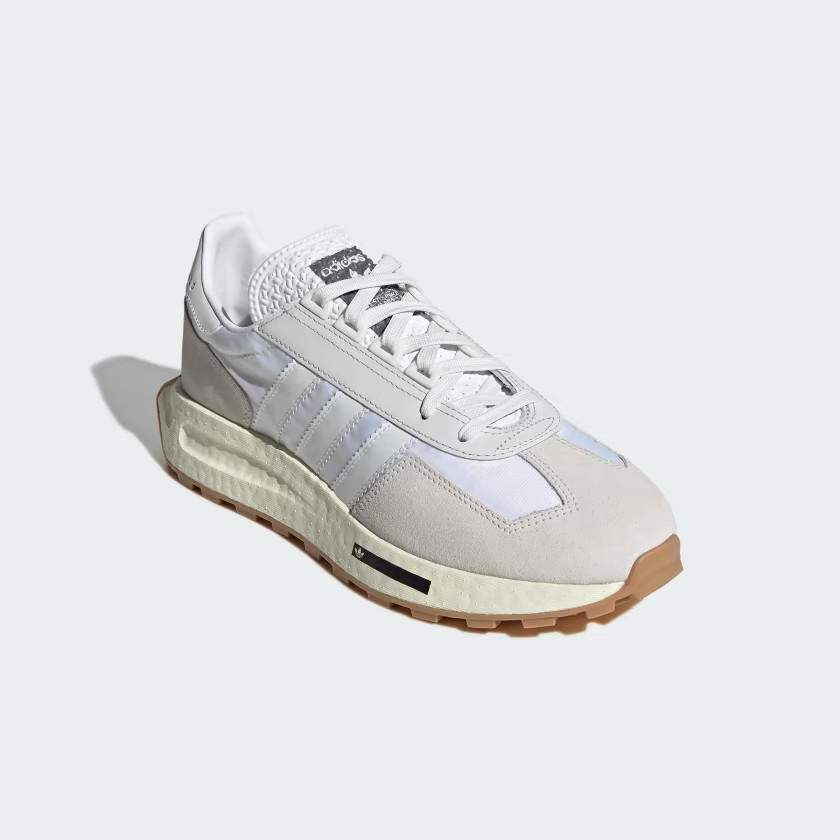 Adidas US 10 Men’s White Silver Gum Boost Retro Runner Retropy E5 H03075 New