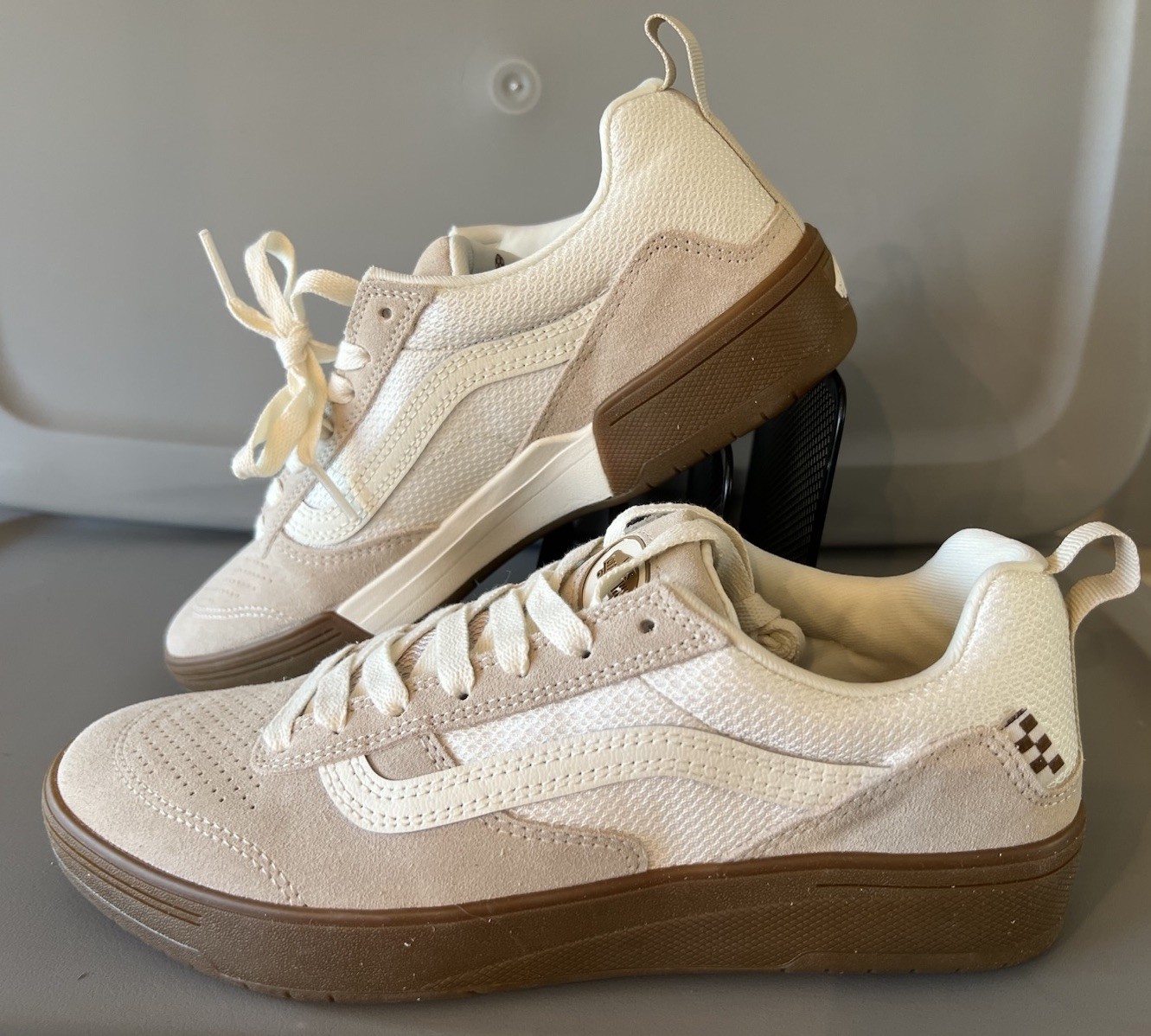 VANS Zahba Sneaker~Light Khaki~Suede & Nylon Gum Rubber~Men’s 8 / Women’s 9.5