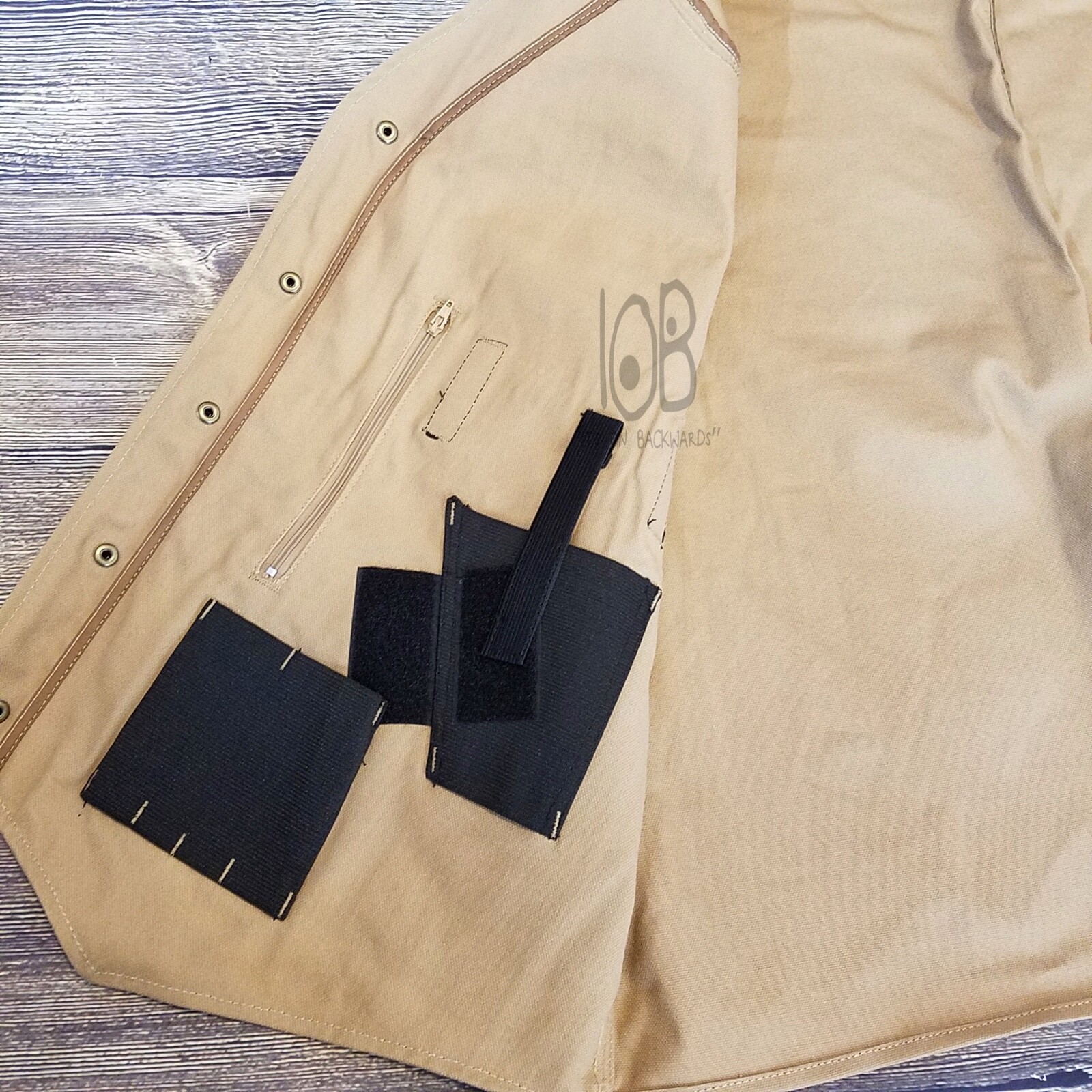 Wyoming Traders Mens Texas Conceal Carry Snap Up Canvas Ranch Wear Vest