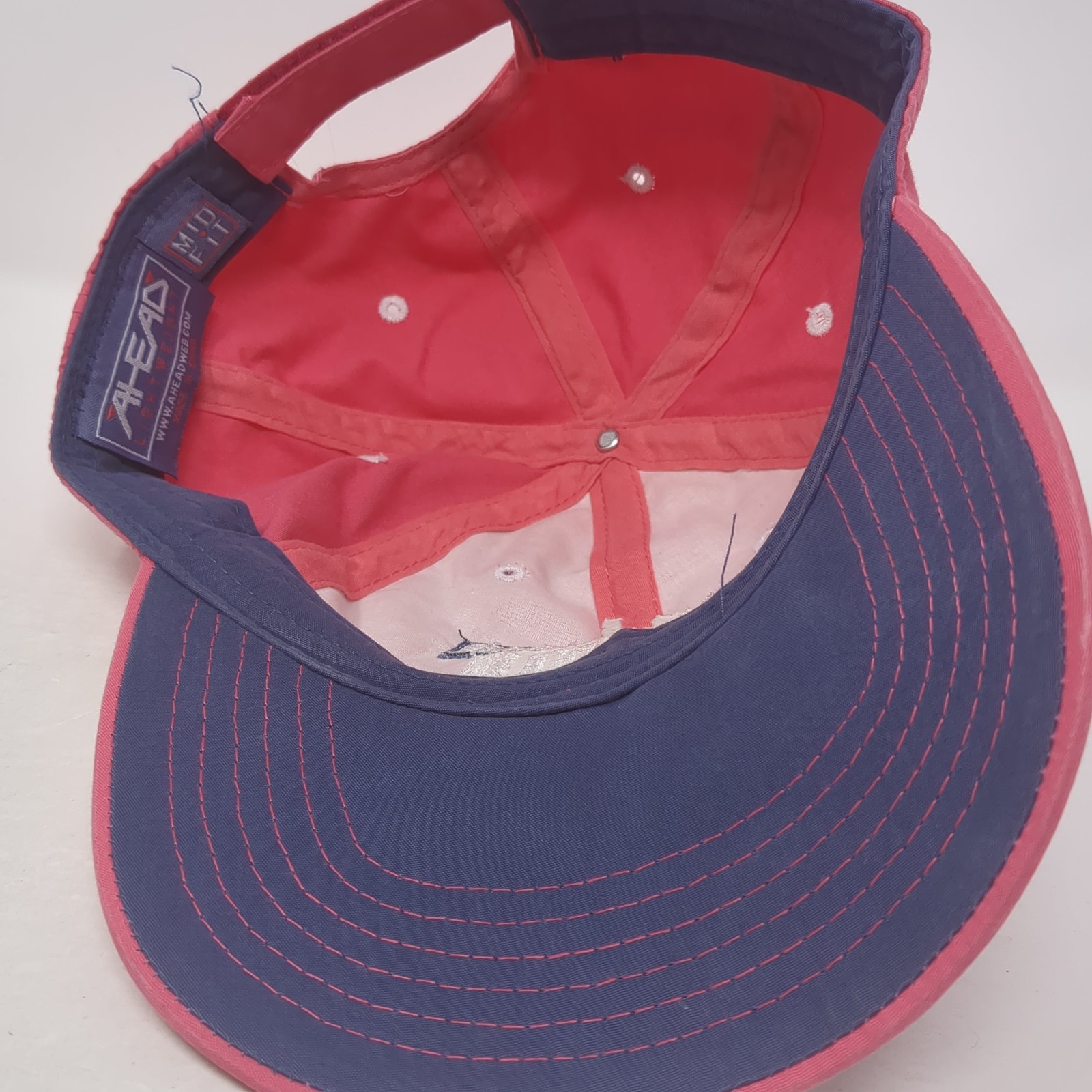Chillin N Coolin Strapback Hat Solid Pink One Size Embroidered Ahead