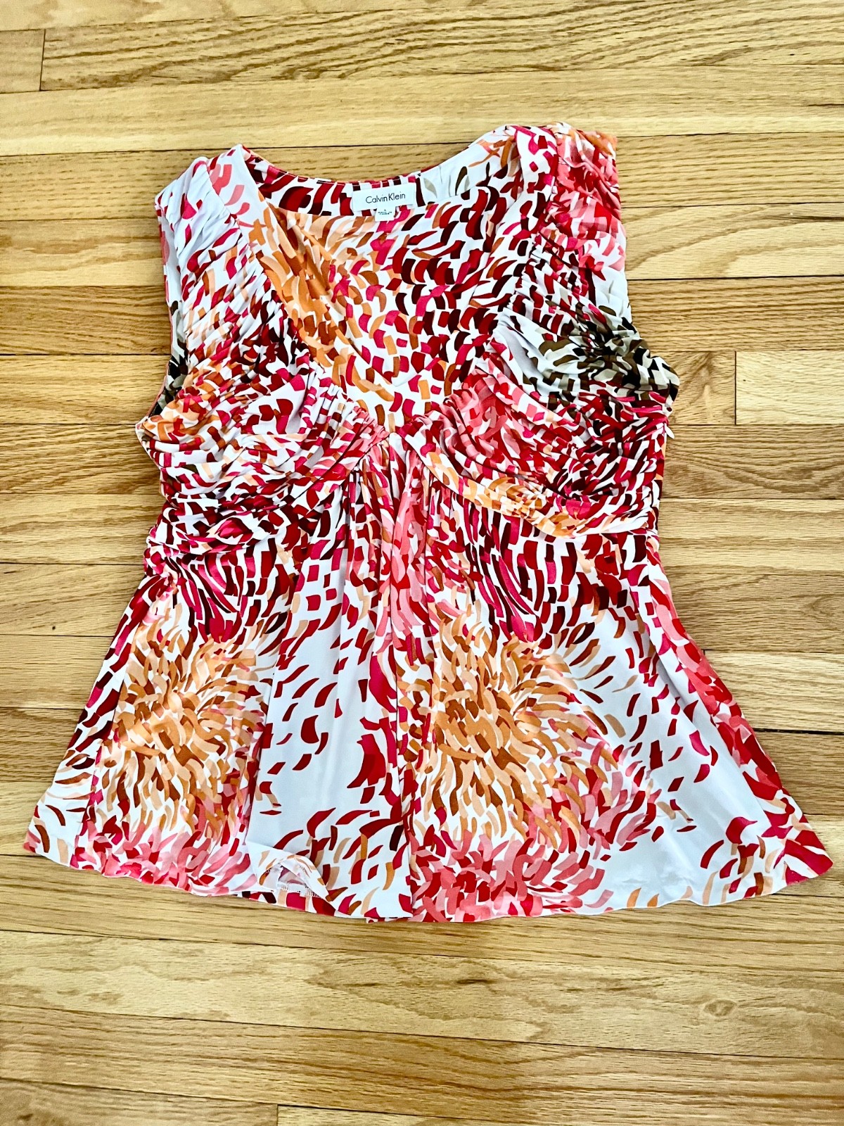 calvin klein sleeveless top