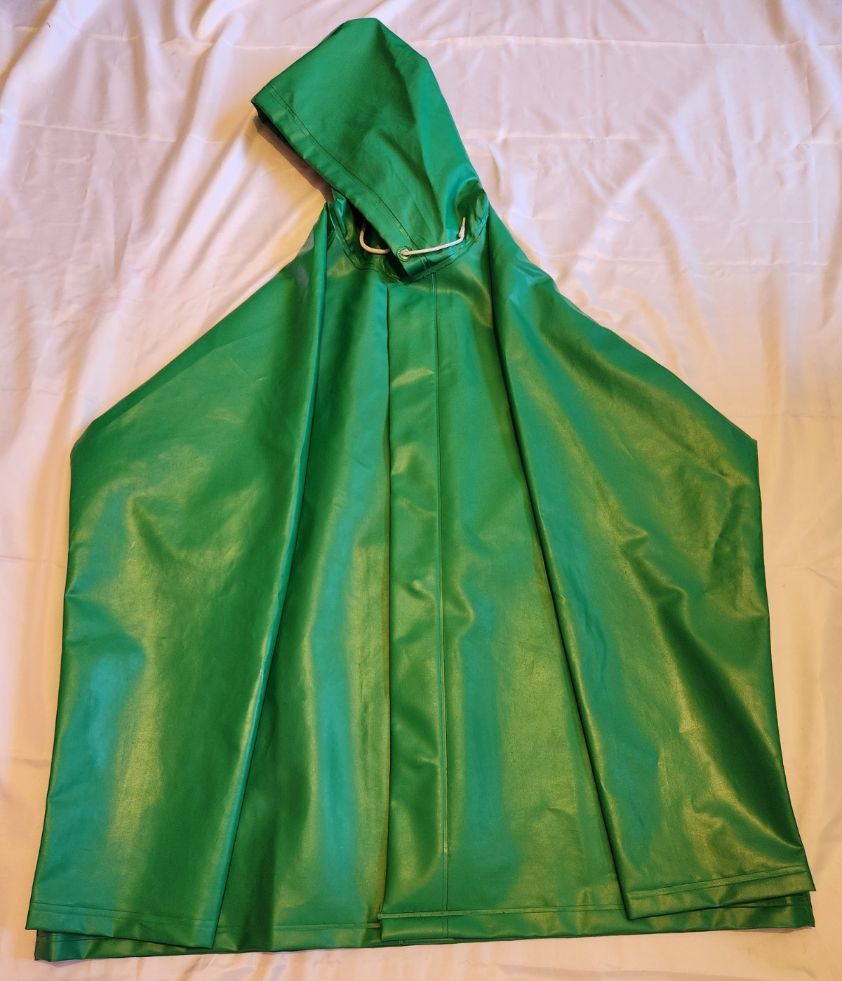 Tingley Flame Retardant Green Hooded Protective Jacket Coat, Size L