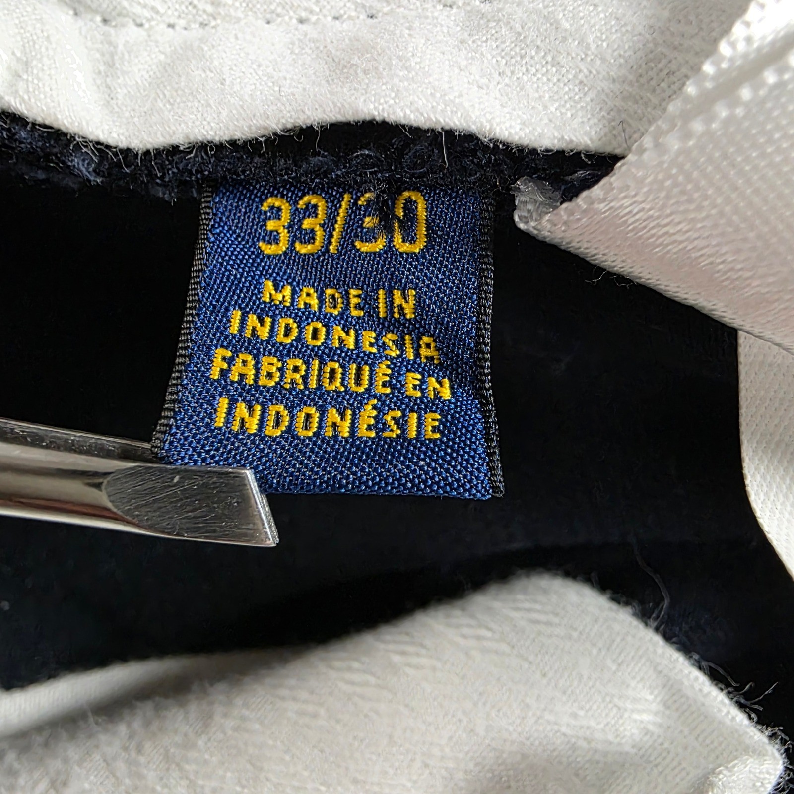 Polo Ralph Lauren Mens Navy Blue Stretch Classic Fit Chino Pants 33×30 RN41381
