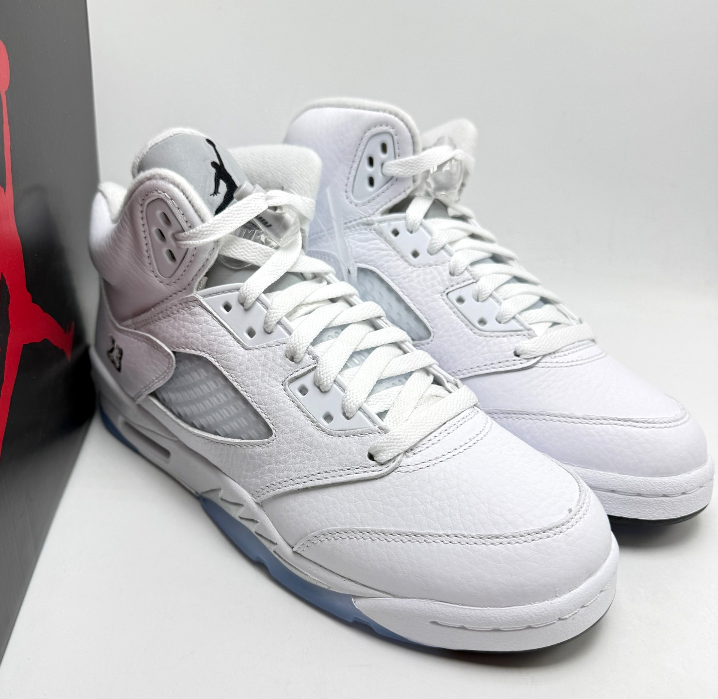 Air Jordan 5 Retro White Metallic (2026) (GS)Youth shoes HQ7980-103 size 4Y-6.5Y