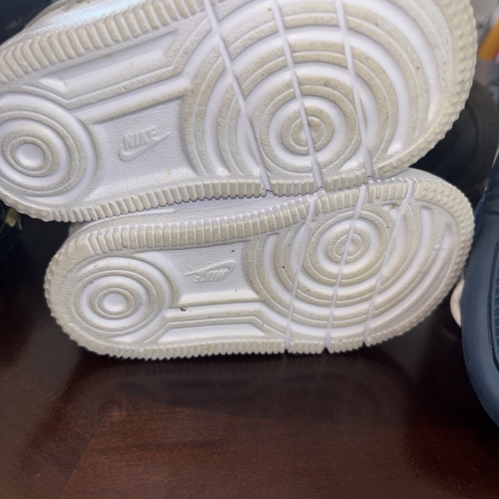 Jordan Air Jordan 12 White/Blue Air Force 1 /Unisex Kid Basketball Leather Mid-