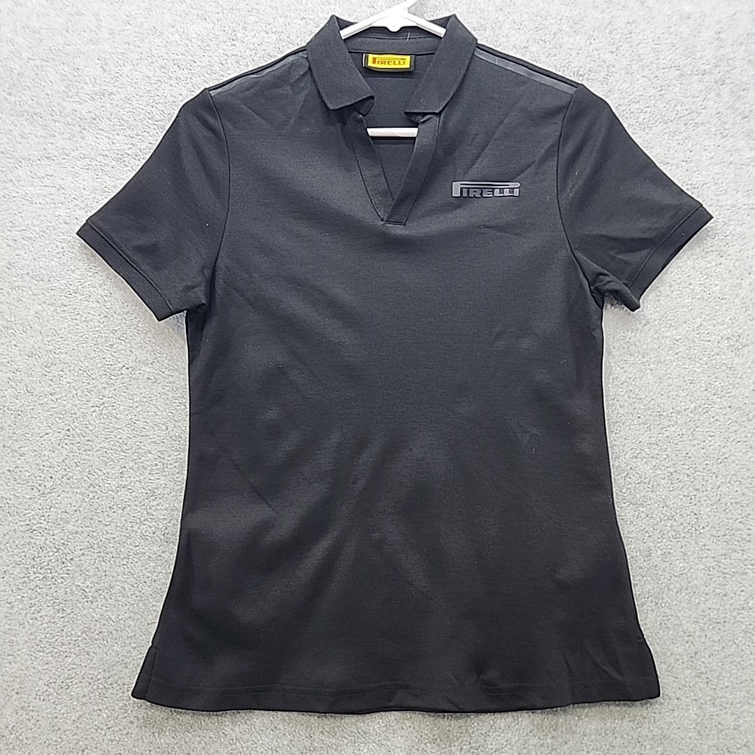 FIRELLI DESIGN Driver’s Selection Women’s Polo Shirt SIZE NOT INCLUDED Black