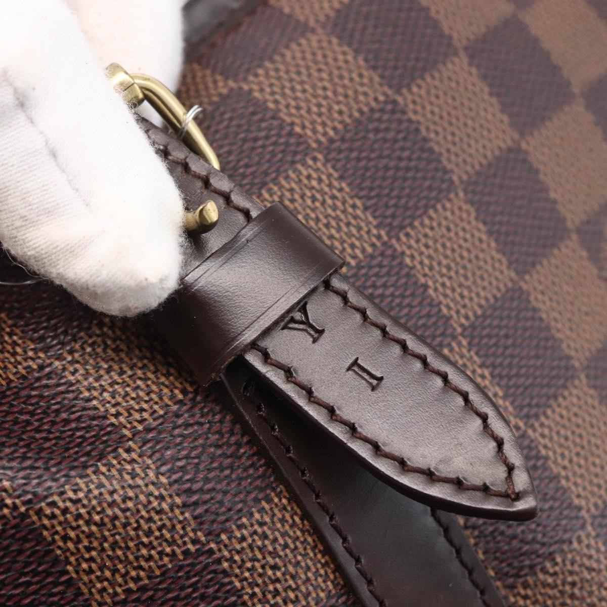 LOUIS VUITTON Damier Ebene Bucket GM Shoulder Bag N42236 LV Auth 173441